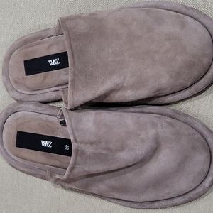 ZARA Suede slip on shoes